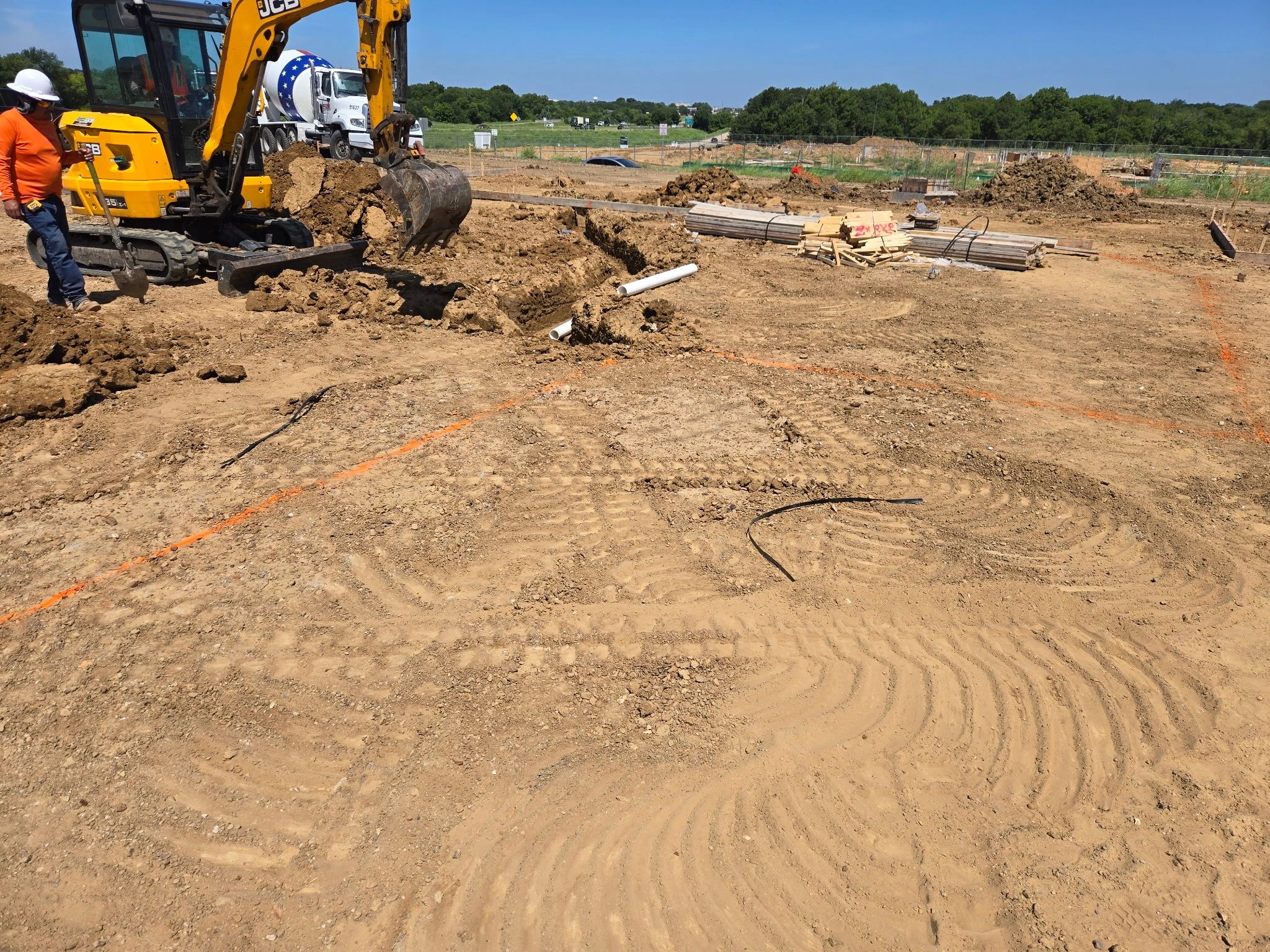 Commercial construction earthmoving
